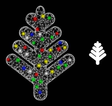 Parlak Düzensiz Ağaç Ağacı Simgesi