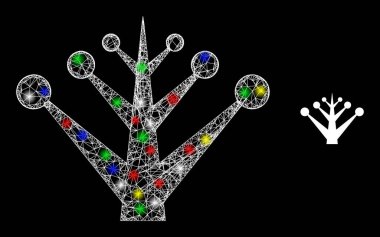 Parlak Yumurtadan Çıkan Ağaç Ağacı Simgesi