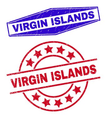 VIRGIN Adaları Yuvarlak ve Altıgen Formlarda Kirli Damgalar