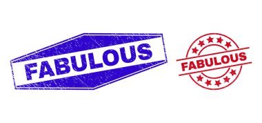 Yuvarlak ve Altıgen Biçimli FABULOUS Kirli Pullar