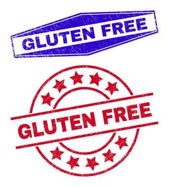 GLUTEN FREE Yuvarlak ve Altıgen Biçimli Damga Mührü