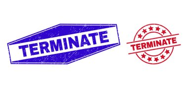 Çember ve altıgen biçiminde desenli mühürleri yok et