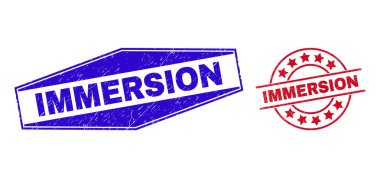 Çember ve Altıgen Şekillerde İmmeri Tehlike Damgaları