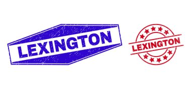 LEXINGTON Yuvarlak ve Altıgen Biçimlerde Çizilmiş Rozetler