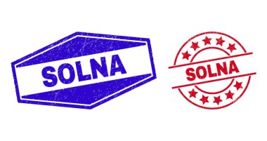 SOLNA Çemberde ve Altıgen Biçimlerde Aşındırılmış Mühürler