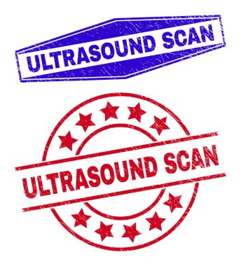 ULTRASOUND Yuvarlak ve Altıgen Şekillerde Kirli Mühürleri Tara