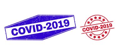 Yuvarlak ve Altıgen Biçimli COVID-2019 Kirli Damgalar