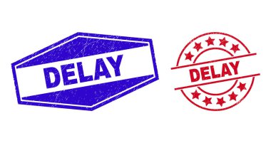 Yuvarlak ve Altıgen Şekillerde DELAY Tehlike Damgası Mühürleri