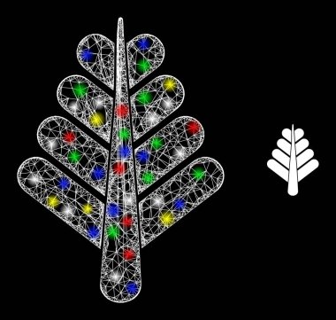 Parıltı Kesişen Ağaç Bitkisi Simgesi