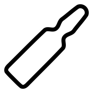 Vektör Boş Ampul Simgesi İllüstrasyonu