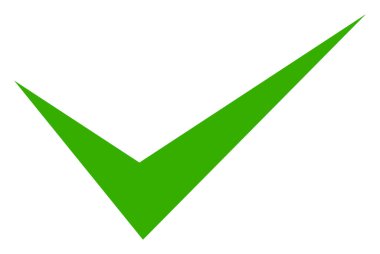 Vektör Evet Simge İllüstrasyonu