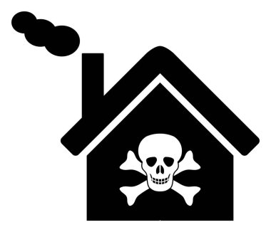 Vektör Krematoryum Simgesi İllüstrasyonu