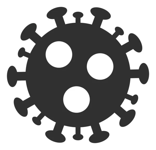Ilustração de ícone de célula de vírus vetorial —  Vetores de Stock