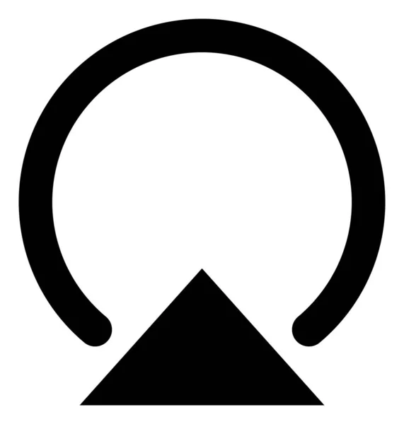 Icono de entrada vectorial Ilustración — Vector de stock