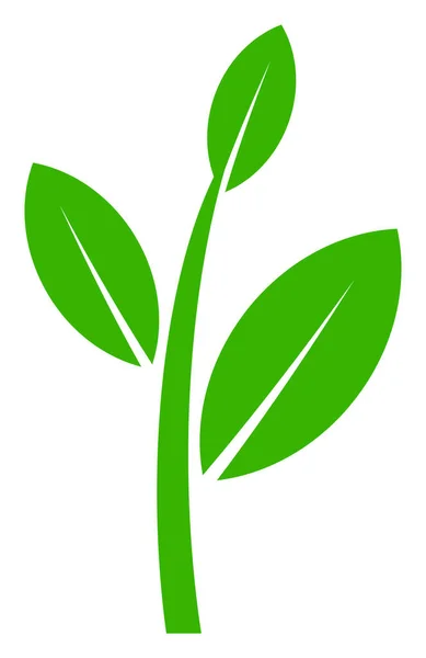 Illustrazione dell'icona della pianta del tè vettoriale — Vettoriale Stock