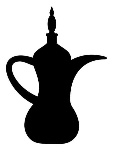 Illustration vectorielle d'icône de pot de café — Image vectorielle