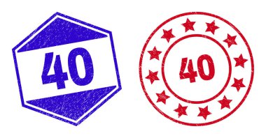 Yuvarlak ve Altıgen Şekillerinde 40 Dokulu Filigran