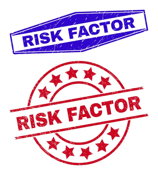 RISK FACTOR Çember ve Altıgen Biçimli Kirli Rozetler
