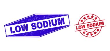 Düşük SODIUM Yuvarlak ve Altıgen Formlarda Aşınmış Damgalar