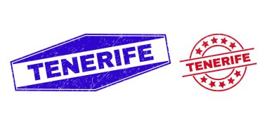 Çember ve Altıgen Biçimli TENERIFE Lastik Damgaları