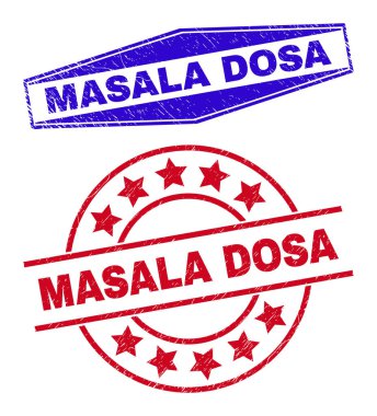MASALA DOSA Çember ve Altıgen Biçimlerinde Aşınmış Rozetler