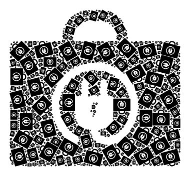 Elektrik Eklenti Kutusu Özyineleme Simgesi Ögelerinin Bileşimi