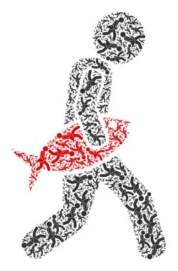 Balık Hırsızı Özyinelemeli Ögeler Kolajı