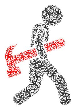 Çekiç Hırsızı Özyinelemeli Simge Kolajı