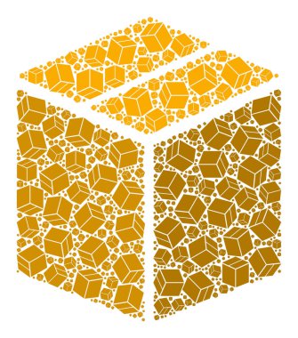 Kapatılmış Kutu Özyinelemeli Simge Kolajı