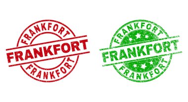 Aşınmış Yüzeyli FRANKFORT Yuvarlak Damgaları