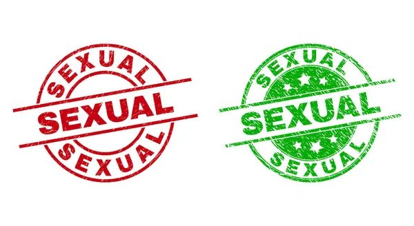 Penanda Putaran SEXUAL dengan Permukaan TerGrunged - Stok Vektor