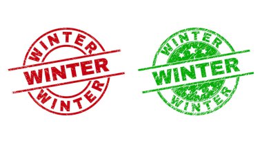 Kışlık Yuvarlak Damga Mührü Çizik Biçimli