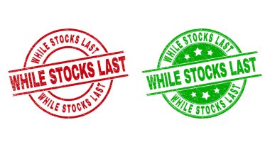 STOCKS, Grunged Surface kullanarak Son Yuvarlak Mühürleri Kullanırken