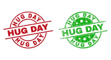 HUG GÜN Yuvarlak Damga Mührü Grunge Stili