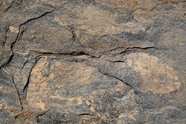 Doğal Bir Arkaplan Için Granit Yatağın Taş Dokusu — Stok fotoğraf