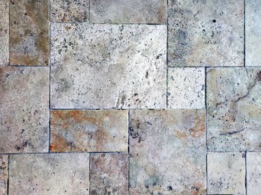 doğal arkaplan için bej taşı döşeme dokusu