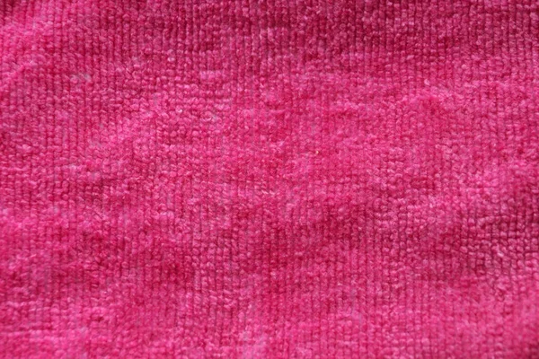 Pink Terry Cloth Textile Background Close — Photo