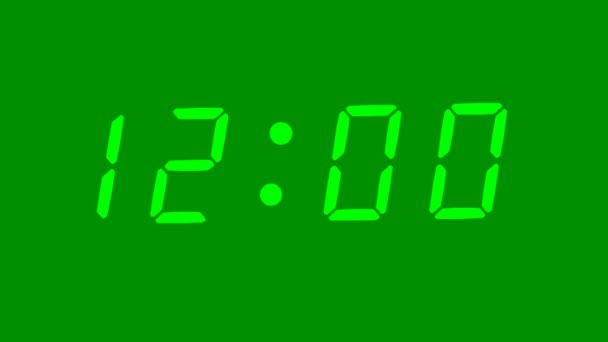 Digital Clock — Stock Video