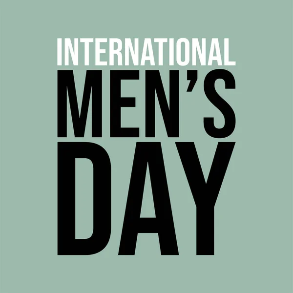 Mens Day Papercut Posctard — 스톡 벡터