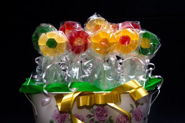 sakızlı şeker çiçekler