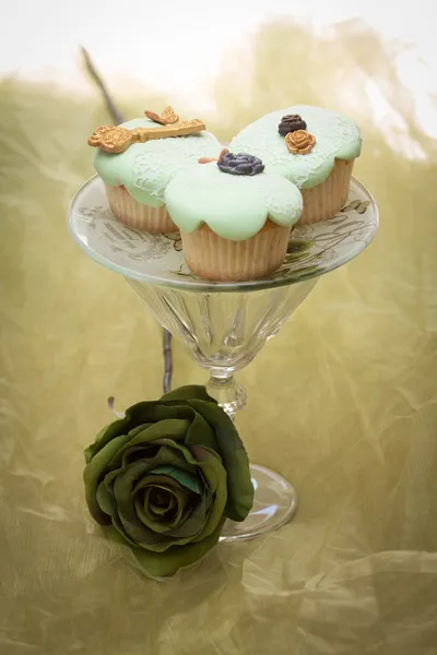 Bruiloft cupcakes — Stockfoto