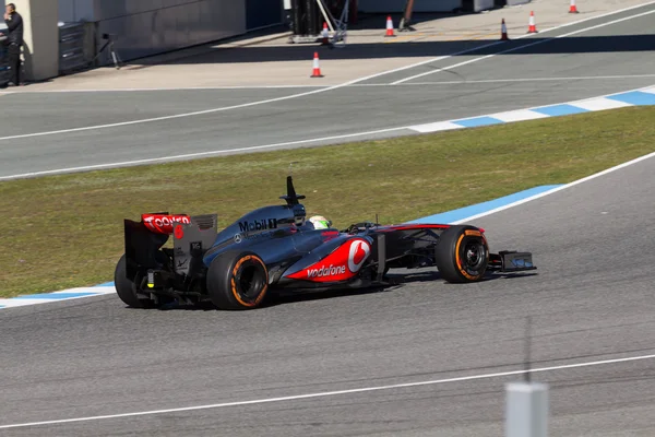 Vodafone McLaren Mercedes - Серхио Перес - 2013 — стоковое фото