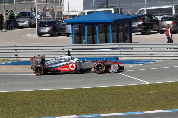 Vodafone McLaren Mercedes - Sergio Perez - 2013 — Stok fotoğraf