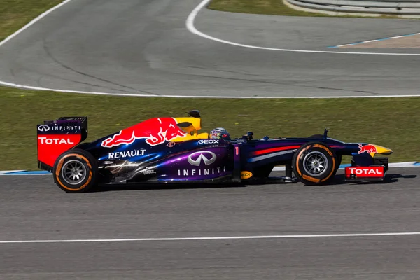 Red Bull Racing - Sebastian Vettel - 2013 — Stock Photo, Image