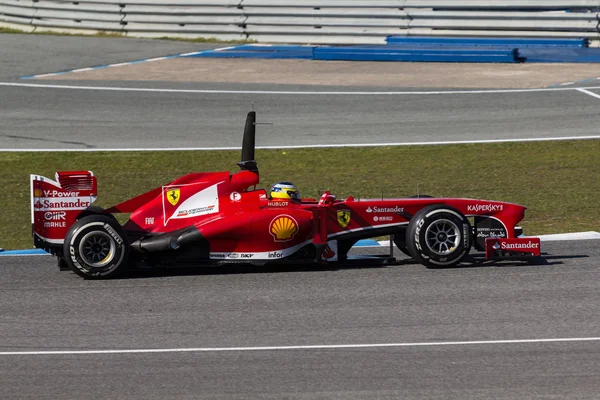 Scuderia ferrari - martinez pedro de la rosa - 2013 — Stok fotoğraf