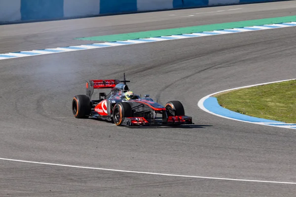 Vodafone McLaren Mercedes - Sergio Perez - 2013 — Stok fotoğraf