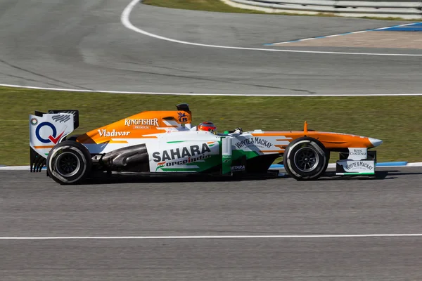 Sahara Force India F1 Team - Jules Bianchi - 2013 — Zdjęcie stockowe