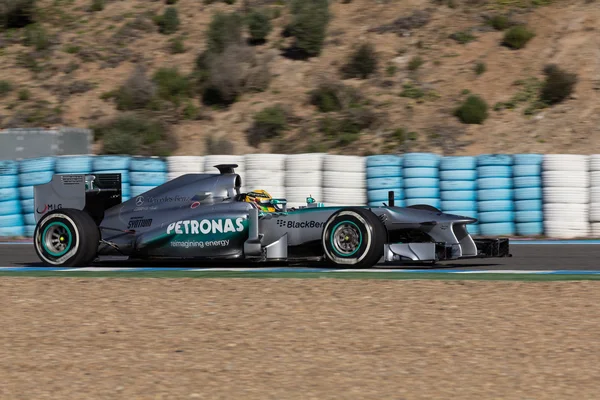 Mercedes Amg Petronas F1 Team - Lewis Hamilton - 2013 — Foto Stock