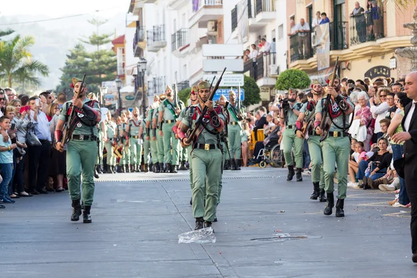 Spanish Legionnaires Marching — Stock Photo, Image