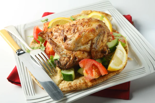 Israeli barbecue chicken — Stock Photo, Image